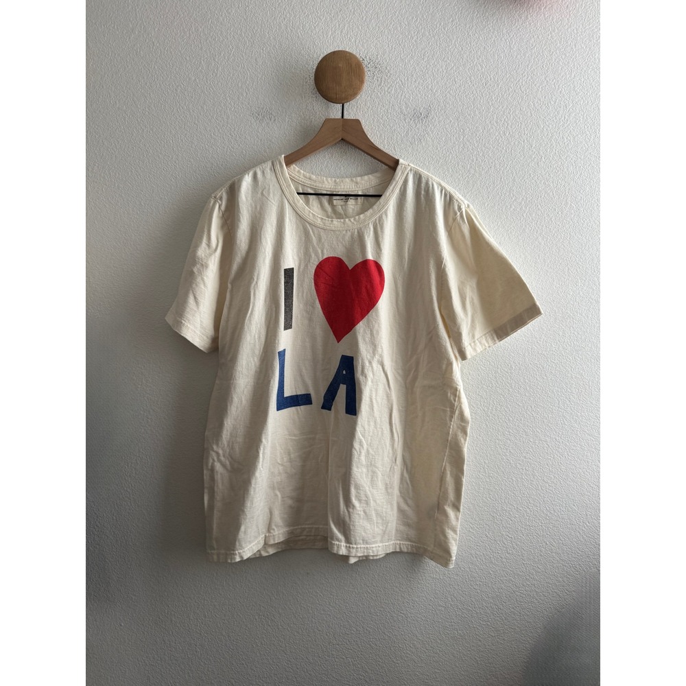 Imogene and Willie I Heart LA Graphic Tshirt Size Large USA